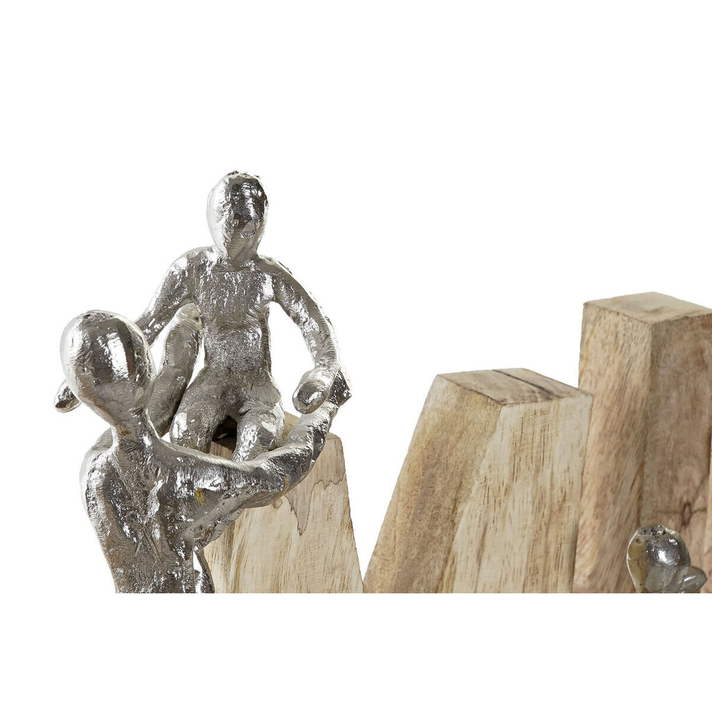 Dekoratīvās figūriņas DKD Home Decor Brūns Alumīnijs Mango koks (55 x 7,5 x 21 cm) cena un informācija | Interjera priekšmeti | 220.lv