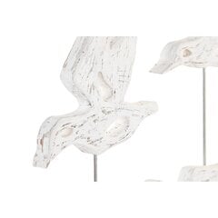 Dekoratīvās figūriņas DKD Home Decor Brūns Balts Dzelzs Mango koks Putni (32 x 10 x 51 cm) cena un informācija | Interjera priekšmeti | 220.lv