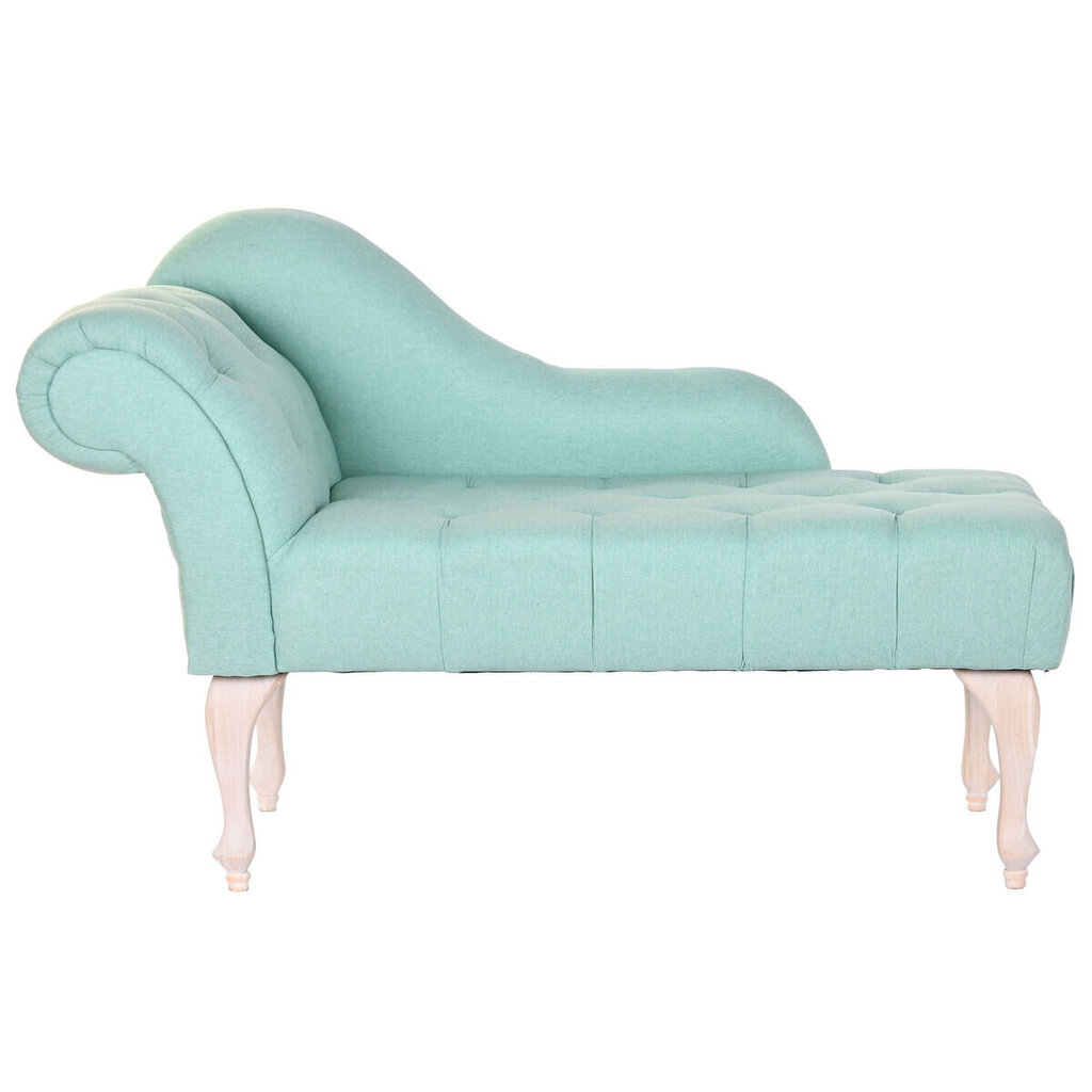 Dīvāns ‘Chaise Longue’ DKD Home Decor Poliesters Kaučuka koks (119 x 55 x 77 cm) cena un informācija | Atpūtas krēsli | 220.lv