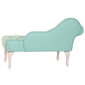 Dīvāns ‘Chaise Longue’ DKD Home Decor Poliesters Kaučuka koks (119 x 55 x 77 cm) cena un informācija | Atpūtas krēsli | 220.lv