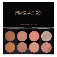 Makeup Revolution Ultra Blush and Contour - Vaigu sārtumu palete, Sugar & Spice cena un informācija | Bronzeri, vaigu sārtumi | 220.lv