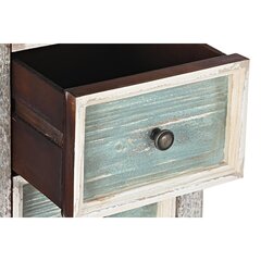 Комод DKD Home Decor, деревянный бирюзовый / белый, восточный (99 x 38 x 91 cм) цена и информация | Комоды | 220.lv