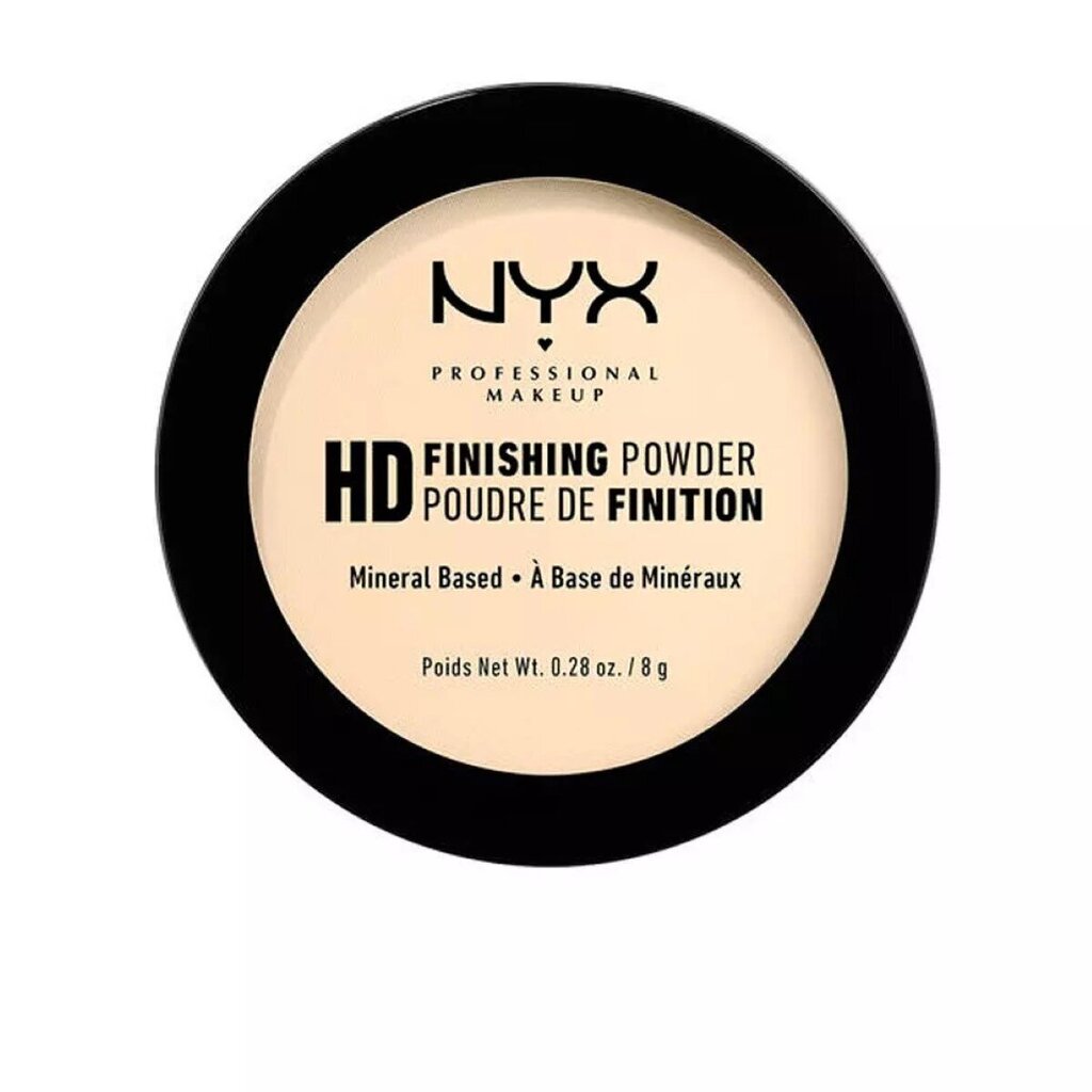 Kompaktais pūderis NYX HD Finishing Powder Banana, 2,8 g cena un informācija | Grima bāzes, tonālie krēmi, pūderi | 220.lv