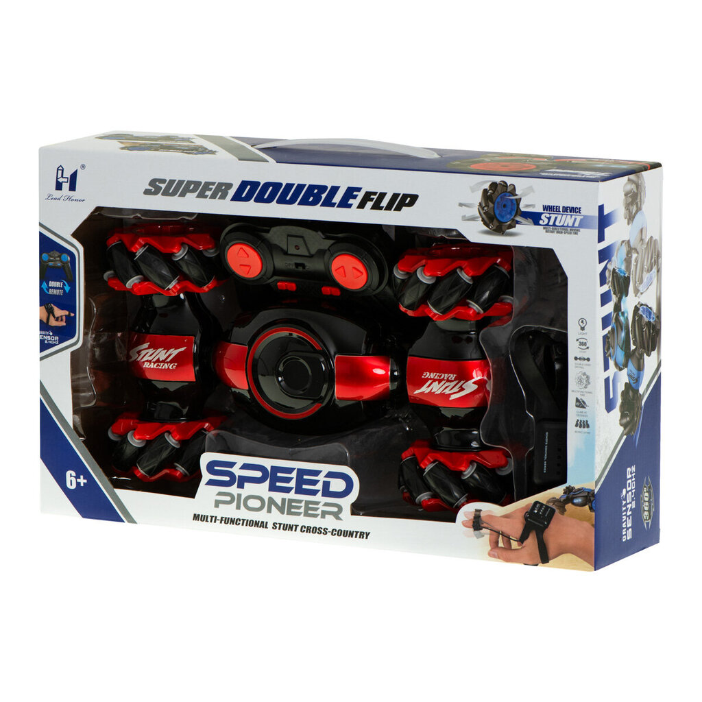 Radio Wave -Controlled Speed ​​Pioneer Cascader Car 360 Blue cena un informācija | Rotaļlietas zēniem | 220.lv