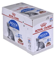Royal Canin Indoor Sterilized Gravy konservi kaķiem, 12x85 g cena un informācija | Konservi kaķiem | 220.lv
