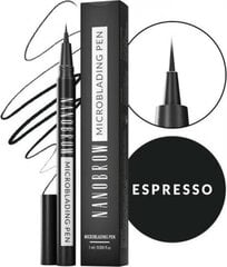 Uzacu zīmulis Nanobrow Microblading Espresso, 1 ml цена и информация | Тушь, средства для роста ресниц, тени для век, карандаши для глаз | 220.lv