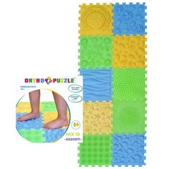 Ortho puzzle mix 10 / Ortopēdiskie, masāžas paklāji cena un informācija | Rotaļlietas zīdaiņiem | 220.lv