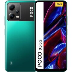 Poco X5 5G 6/128GB Green MZB0D5SEU цена и информация | Мобильные телефоны | 220.lv