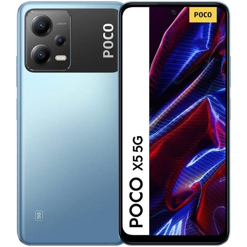 Xiaomi Poco X5 5G 6/128GB MZB0D6UEU Blue цена и информация | Mobilie telefoni | 220.lv