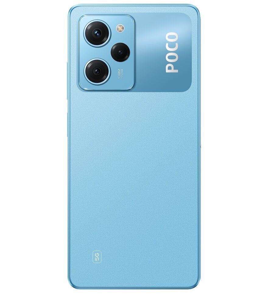 Poco X5 Pro 5G 6/128GB MZB0CSBEU Blue цена и информация | Mobilie telefoni | 220.lv