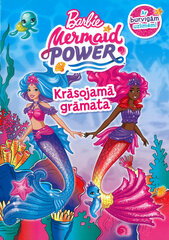 Barbie Mermaind Power. Krāsojamā grāmata cena un informācija | Krāsojamās grāmatas | 220.lv