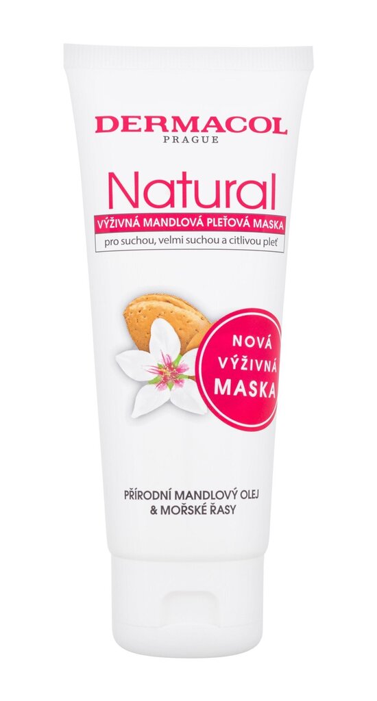 Barojoša mandeļu sejas maska ​​Natura l (Mandeļu sejas maska) 100 ml cena un informācija | Sejas maskas, acu maskas | 220.lv