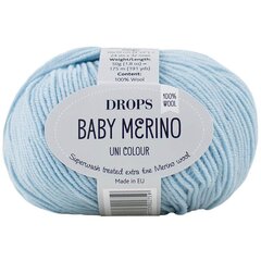 Пряжа Drops Baby Merino 11, 50 г, 175 м. цена и информация | Принадлежности для вязания | 220.lv