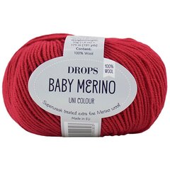 Пряжа Drops Baby Merino 16, 50 г, 175 м. цена и информация | Принадлежности для вязания | 220.lv