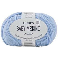 Пряжа Drops Baby Merino 24, 50 г, 175 м. цена и информация | Принадлежности для вязания | 220.lv