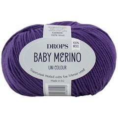 Dzija Drops Baby Merino 35, 50 g, 175 m. cena un informācija | Adīšana | 220.lv