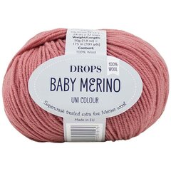 Пряжа Drops Baby Merino 46, 50 г, 175 м. цена и информация | Принадлежности для вязания | 220.lv