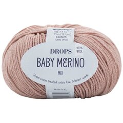 Dzija Drops Baby Merino 49, 50 g, 175 m. cena un informācija | Drops Design® Rotaļlietas, bērnu preces | 220.lv