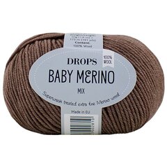 Dzija Drops Baby Merino 52, 50 g, 175 m. cena un informācija | Drops Design® Rotaļlietas, bērnu preces | 220.lv