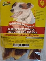 Rabbit Ear With Duck 80g кроличьи ушки с уткой NIAM NIAM,
Лакомство для собак всех пород и размеров цена и информация | Лакомства для собак | 220.lv