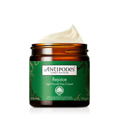 Sejas krēms Antipodes Rejoice Light Facial Day Cream, 60 ml cena un informācija | Sejas krēmi | 220.lv