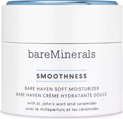 Sejas krēms Bareminerals Smoothness Bare Haven Soft Moisturizer, 50 ml цена и информация | Наносите на чистую кожу лица. Подержите около 10-15 минут и смойте водой. | 220.lv