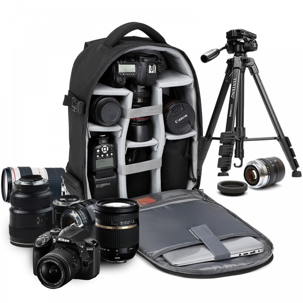 Cleo Black soma fotoaparātam (mugursoma), melna cena un informācija | Somas fotokamerām | 220.lv