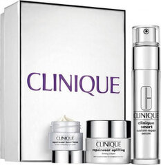 Komplekts Clinique Smart Clinical Repair: serums, 30 ml + sejas krēms, 15 ml + acu krēms, 5 ml цена и информация | Наносите на чистую кожу лица. Подержите около 10-15 минут и смойте водой. | 220.lv