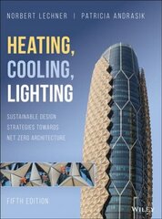 Heating, Cooling, Lighting - Sustainable Design ategies Towards Net Zero Architecture: Sustainable Design Strategies Towards Net Zero Architecture 5th Edition цена и информация | Книги по архитектуре | 220.lv