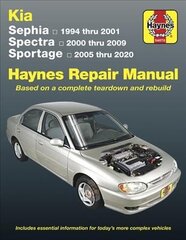 Kia Sephia (1994-2001) Spectra (2000-2009) Sportage (2005-2020): Based on a Complete Teardown and Rebuild - Includes Essential Information for Today's More Complex Vehicles cena un informācija | Ceļojumu apraksti, ceļveži | 220.lv