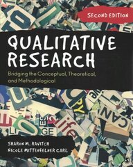 Qualitative Research: Bridging the Conceptual, Theoretical, and Methodological 2nd Revised edition cena un informācija | Enciklopēdijas, uzziņu literatūra | 220.lv