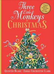 Three Little Monkeys at Christmas цена и информация | Книги для малышей | 220.lv