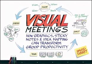 Visual Meetings: How Graphics, Sticky Notes and Idea Mapping Can Transform Group Productivity cena un informācija | Ekonomikas grāmatas | 220.lv
