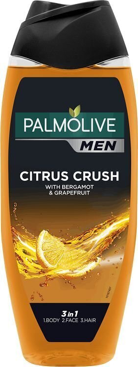 Dušas želeja Palmolive Men 3w1 Citrus Crush, 500 ml cena un informācija | Dušas želejas, eļļas | 220.lv