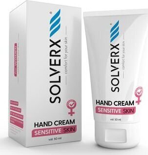Sejas krēms Solverx Sensitive Skin 50 ml cena un informācija | Sejas krēmi | 220.lv
