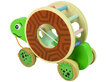 Koka rotaļlieta bērniem Lean Toys Bruņurupucis uz riteņiem cena un informācija | Attīstošās rotaļlietas | 220.lv