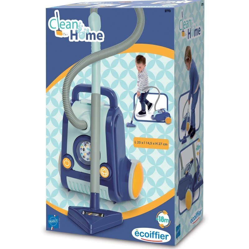 Putekļsūcējs bērniem Ecoiffier Clean Home, zils цена и информация | Rotaļlietas meitenēm | 220.lv