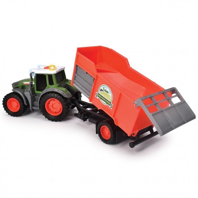 Traktors ar piekabi Dickie Farm 3734001, 28 cm cena un informācija | Rotaļlietas zēniem | 220.lv