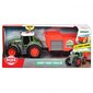 Traktors ar piekabi Dickie Farm 3734001, 28 cm cena un informācija | Rotaļlietas zēniem | 220.lv