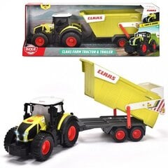 Трактор с прицепом Dickie Toys Claas, 64 см цена и информация | Конструктор автомобилей игрушки для мальчиков | 220.lv