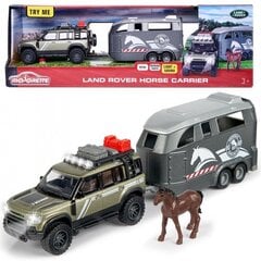 Автомобиль Majorette Grand Jockey Set Land Rover 3776000 цена и информация | Конструктор автомобилей игрушки для мальчиков | 220.lv
