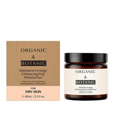 Sejas krēms Organic & Botanic Mandarin Orange Mitrinošs (60 ml) cena un informācija | Sejas krēmi | 220.lv