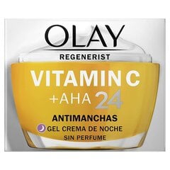 Sejas krēms Olay Regenerist Želeja C vitamīns Nakts (50 ml) cena un informācija | Sejas krēmi | 220.lv