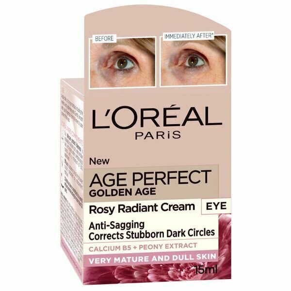 Age Perfect Gold and Age acu krēms (Rosy Radiant Cream) 15 ml cena un informācija | Acu krēmi, serumi | 220.lv