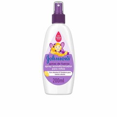 Кондиционер для выпрямления волос Johnson's Strengthening Conditioner Johnson's Gotas de Fuerza Children's Spray, 200 мл цена и информация | Средства для укрепления волос | 220.lv