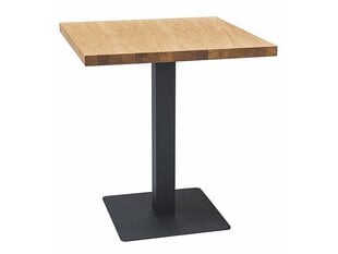 Стол Signal Meble Puro, коричневый/черный цена и информация | Кухонные и обеденные столы | 220.lv