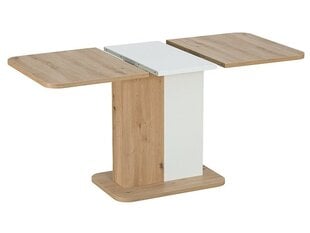 Стол Signal Meble Next, коричневый/белый цена и информация | Кухонные и обеденные столы | 220.lv