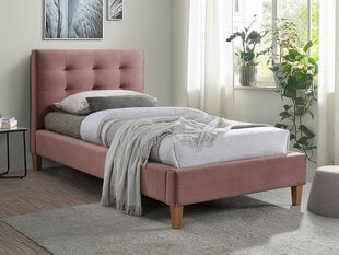 Кровать Signal Meble Texas, 90x200 см, розовая цена и информация | Кровати | 220.lv