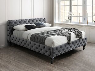 Кровать Signal Meble Herrera, 160x200 см, серая цена и информация | Кровати | 220.lv