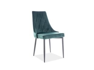 4-u krēslu komplekts Signal Meble Trix B, zaļš cena un informācija | Virtuves un ēdamistabas krēsli | 220.lv